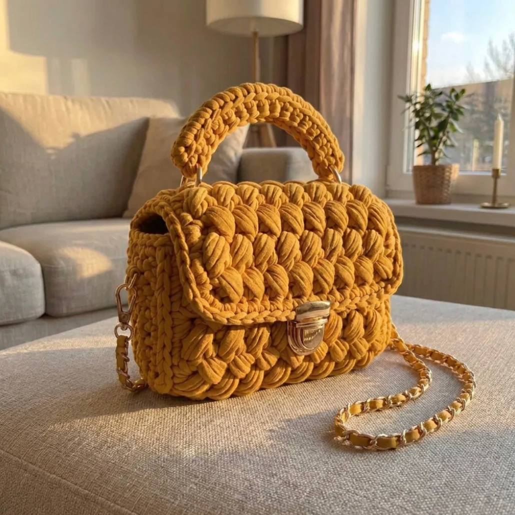 Gehäkelte Handtaschen